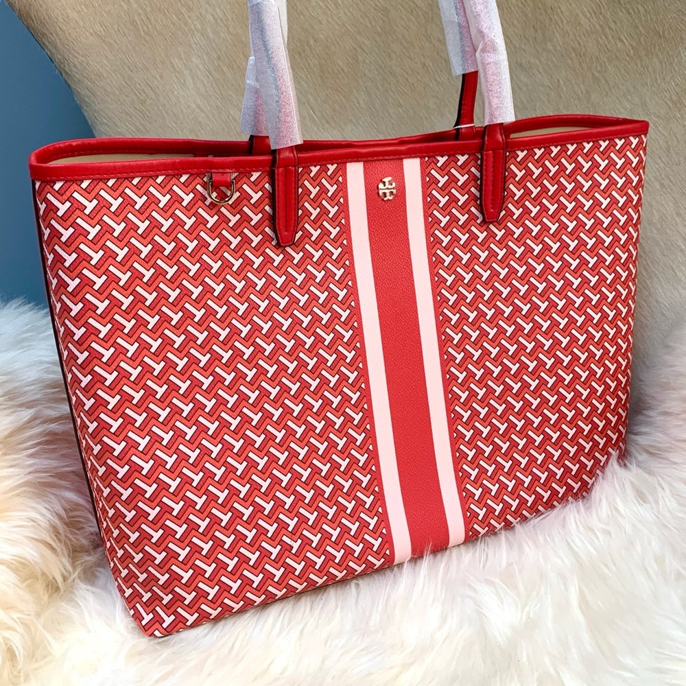Tory burch Tile T link Tote